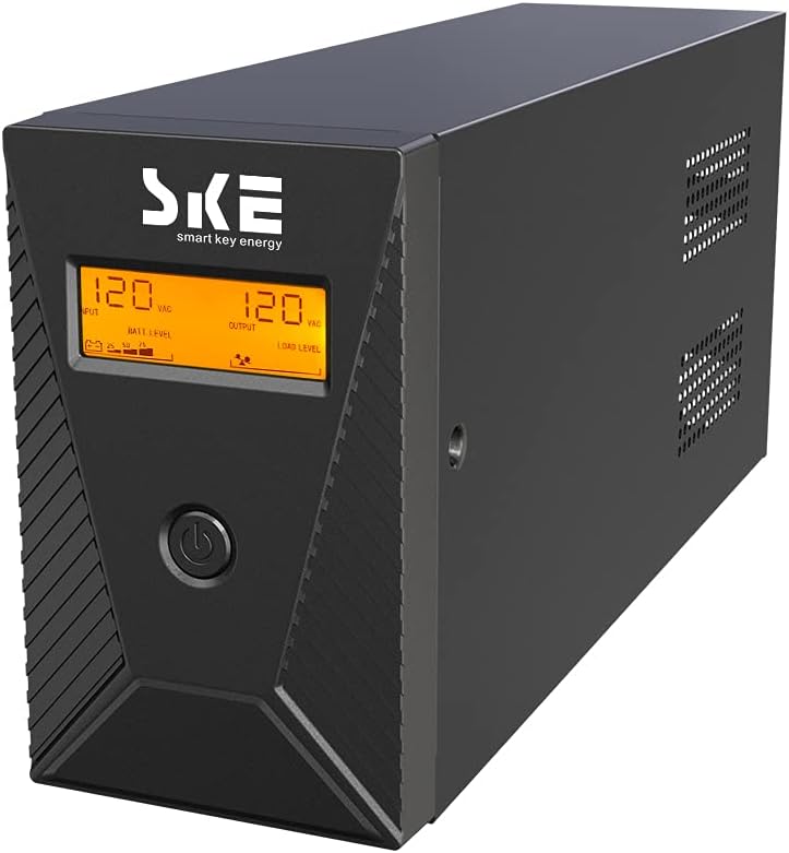 Photo 1 of 600VA/360W Ups Battery Backup and Surge Protector,Computer Uninterruptible Power Supply Units,SKE Ups Power Supply

