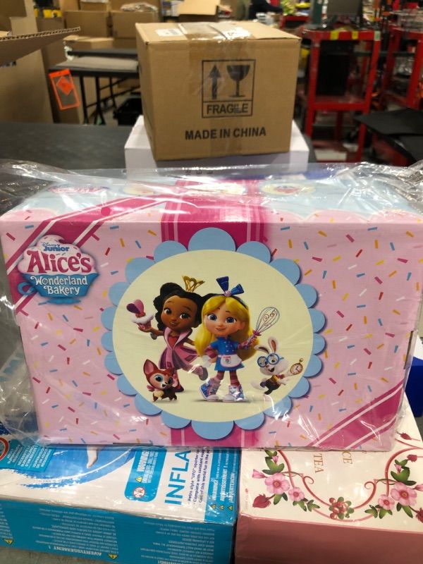 Photo 2 of ALICE WONDERLAND BAKERY Disney Junior Dress Up Set with Trunk, Size 4-6X, Pretend Play, Officially Licensed Kids Toys for Ages 3 Up, Gifts and Presents, Amazon Exclusive