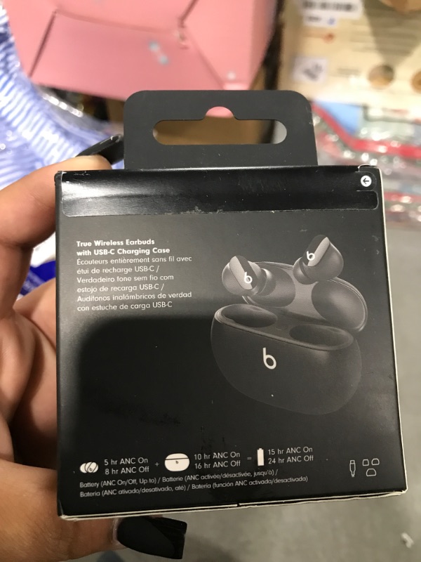 Photo 4 of Beats Studio Buds - True Wireless Noise Cancelling Earbuds - Black
