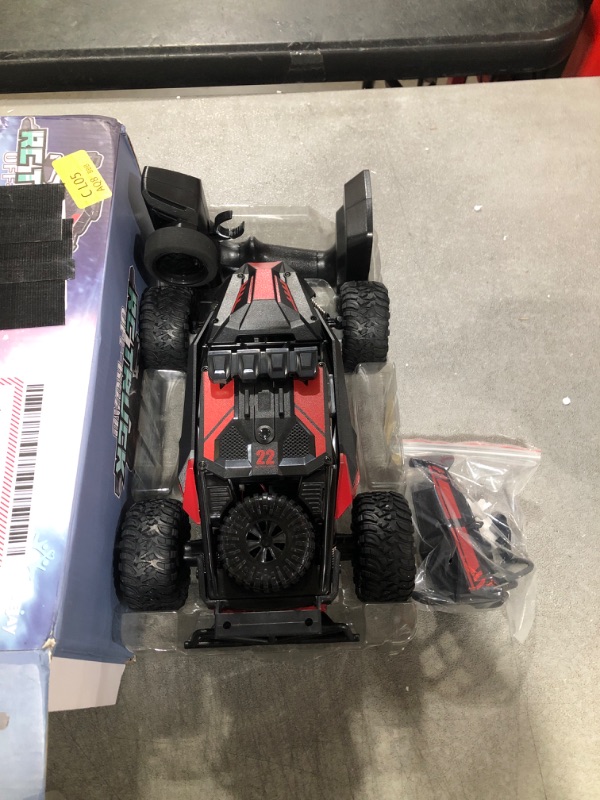 Photo 2 of BLUEJAY Remote Control Car - 2.4GHz High Speed 33KM/H RC Cars Toys, 1:12 Monster RC Truck Off Road with LED Headlight and Rechargeable Battery Gifts for Adults Boys 8-12
