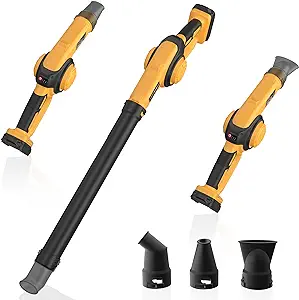 Photo 1 of HEINPRO Mini Cordless Leaf Blower Up to 200MPH for Dewalt 20V Max Battery Electric Leaf Blower Cordless 3 Speeds Mode Battery Powered Leaf Blowers for Workbench, Patio, Porch (No Battery)