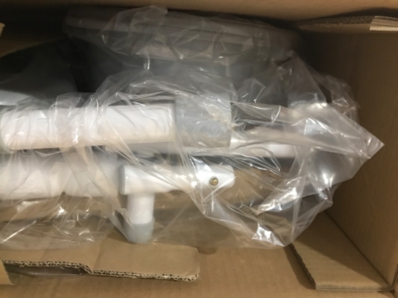 Photo 1 of Medline Drop Arm Commode, Swing Arm Rest for Easy Transfer, Padded Seat, Contains Chair, Pail, Lid, and Splash Guard, 350lb. Weight Capacity