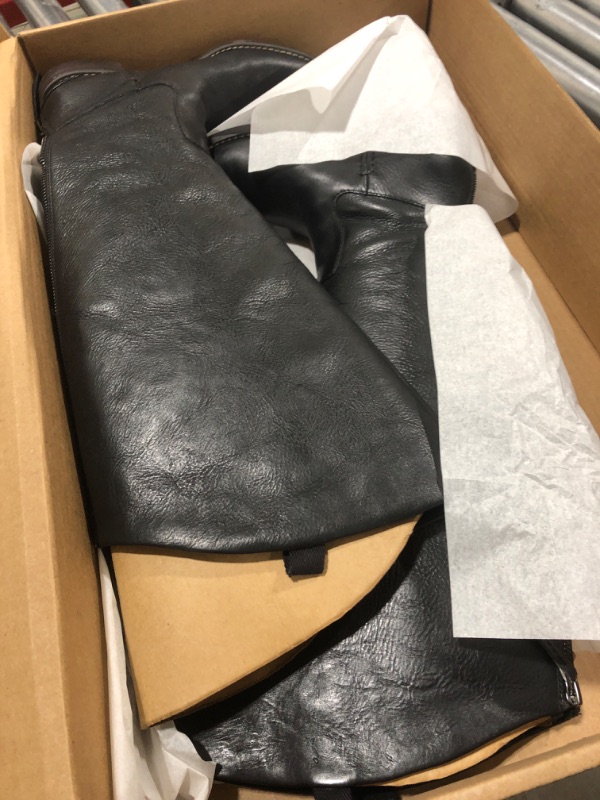 Photo 1 of Franco Sarto Womens Meyer Knee High Flat Boots 5 Black Wide Calf