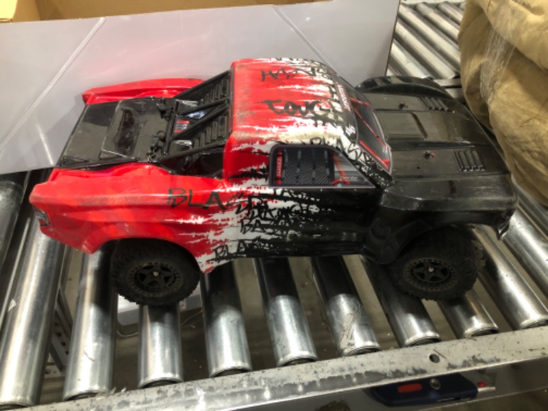 Photo 1 of ARRMA 1/10 SENTON 4X4 V3 3S BLX Brushless Short Course Truck RTR (Transmitter and Receiver Included, Batteries and Charger Required ), Red, ARA4303V3T2