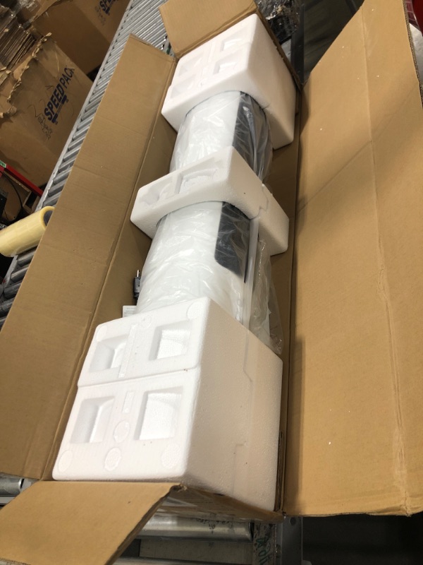 Photo 1 of Dreo Evaporative Air Cooler, 40” Cooling Fans that Blow Cold Air, 2023 Upgrade with 80° Oscillating, Removable Water Tank, Ice Packs, Remote Control, 4 Speeds, 7H Timer, Swamp Cooler for Bedroom White