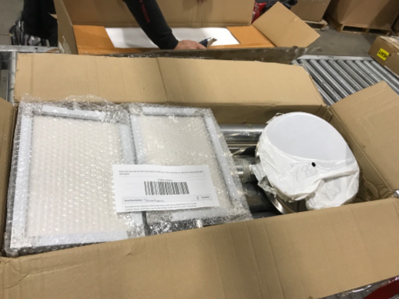 Photo 1 of Ferraycle 8 Set Stainless Steel Stanchions with Retractable Belts 6.6 ft Crowd Control Ropes and Poles Line Dividers Rope Safety Barriers with 2 Stanchion Sign Holder Frame (Silver, Black)