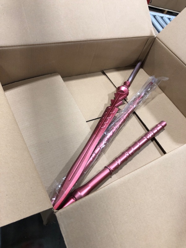 Photo 2 of Fantasy Foam Sword Cosplay Costume Foam Weapon for FGO Lancer Scathach CuChulainn Gae Bolg/Scathach Spear ?1:1 Foam Making Game-Playing Props, Use for Cosplay and Collection?2Versions.