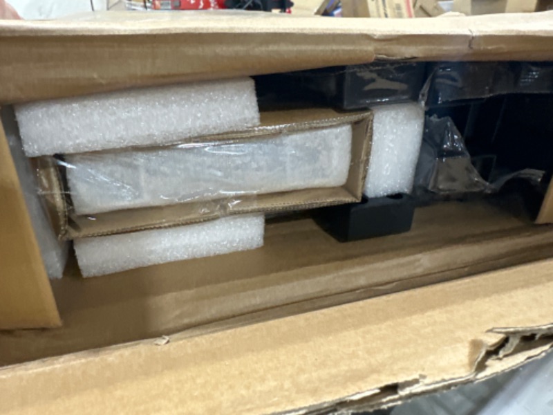 Photo 1 of FALOIC Queen Bed Frame No Box Spring Needed, Heavy Duty Metal Platform Bed Frames Queen Size with Large Storage Space, Noise Free, Easy Assembly, Black Queen Size Metal Slats