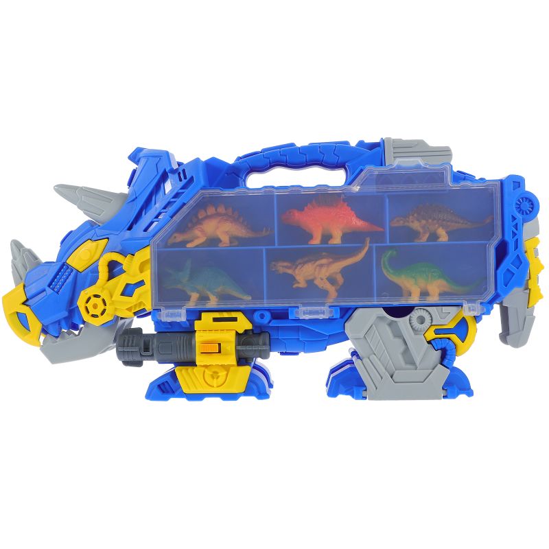 Photo 1 of 1 Set Triceratops Combat Vehicle Gifts Toys The Gift Game Simulation Dinosaur Novelty Dinosaur Toy Educational Dinosaur Toy Boy Plastic Baby Box Toddler