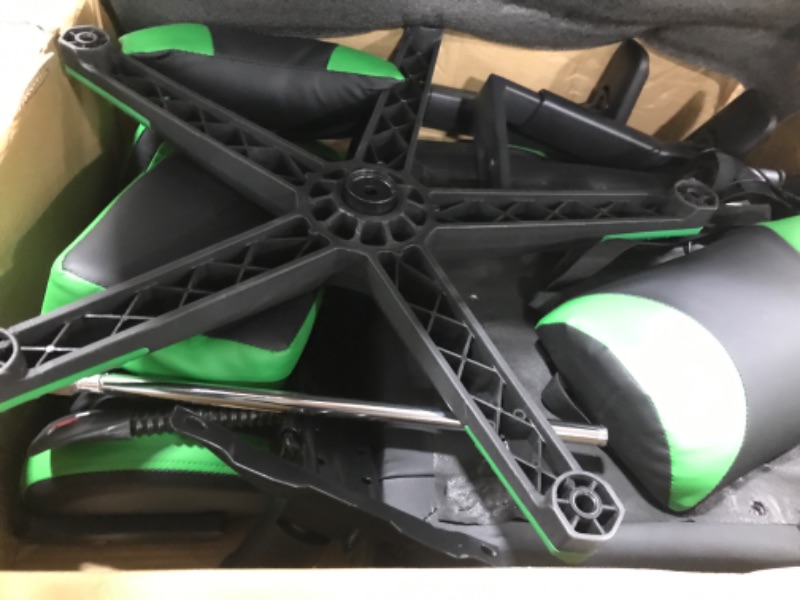 Photo 1 of Soontrans Green Gaming Chair with Footrest,Racing Ergonomic Massage Gaming Chairs for Adults Work in Office,Height Adjustable Gamer Chair,360° Swivel Computer Chair,Reclining Silla Gamer Green2