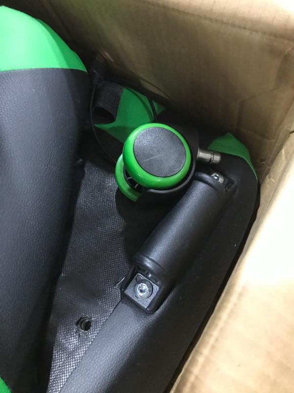Photo 1 of Soontrans Green Gaming Chair with Footrest,Racing Ergonomic Massage Gaming Chairs for Adults Work in Office,Height Adjustable Gamer Chair,360° Swivel Computer Chair,Reclining Silla Gamer Green2