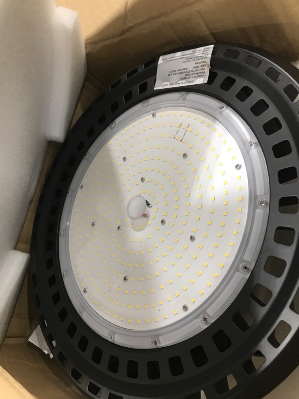 Photo 2 of BFT LED High Bay Light 240W UFO 5000K 36,000LM,1-10V Dimmable,1000W HID/HPS Replacement,UL 5-Foot Cable,UL Certified Driver IP65,Hook Mount,Shop Lights,Garage,Factory,Warehouse,Workshop,Area Light.