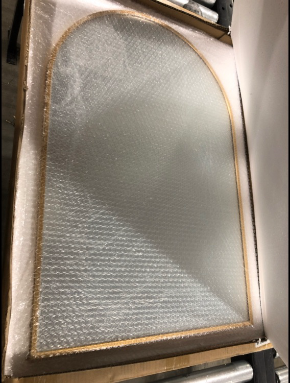 Photo 1 of 20x30 Arch Mirror Rectangle Wall Mounted Metal Frame Mirrors for Entryway Bedroom Bathroom Living Room 20 30 24x36 inch Black Silver - Gold

