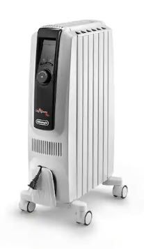 Photo 1 of 1500-Watt 5120 BTU Electric Oil Filled Radiator Space Heater Quiet Full Room Comfort
