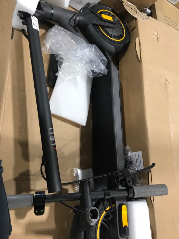 Photo 2 of **FINAL SALE; MISSING PARTS, FOR PARTS ONLY, NON-FUNCTIONAL** Electric Scooter 10" Solid Tires 500W Motor -19 Mph Speed Foldable Electric Scooter for Adults,with Smart App,Aluminum Frame and Dual Brakes