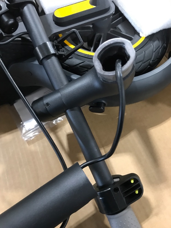 Photo 3 of **FINAL SALE; MISSING PARTS, FOR PARTS ONLY, NON-FUNCTIONAL** Electric Scooter 10" Solid Tires 500W Motor -19 Mph Speed Foldable Electric Scooter for Adults,with Smart App,Aluminum Frame and Dual Brakes