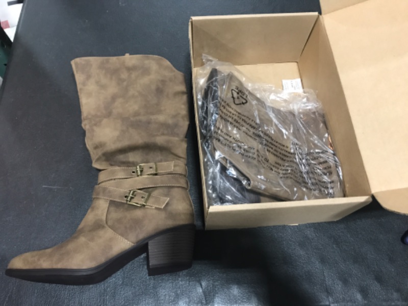 Photo 1 of women's brown boots size 9.5 