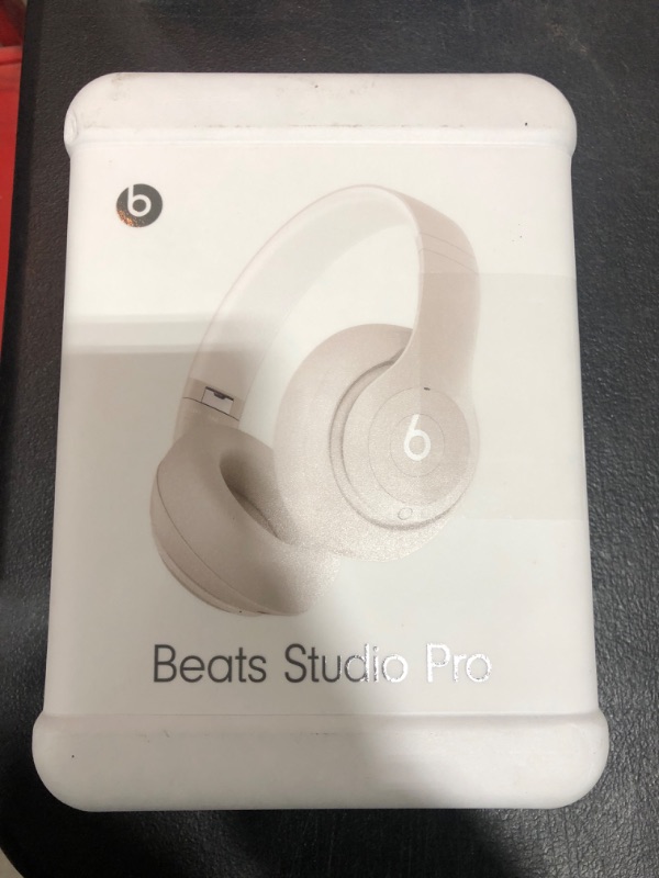 Photo 3 of Beats Studio Pro - Wireless Bluetooth Noise Cancelling Headphones - Personalized Spatial Audio, USB-C Lossless Audio, Apple & Android Compatibility, Up to 40 Hours Battery Life - Sandstone