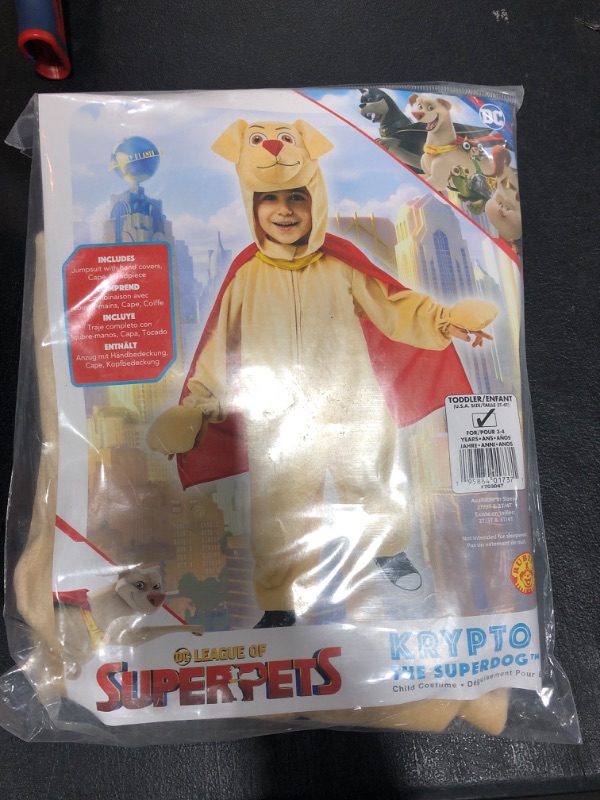 Photo 2 of Rubies DC League of Super-Pets Comfywear Costume, Krypto 3T4T