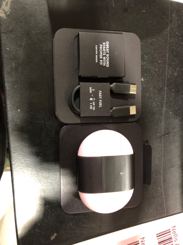 Photo 4 of Beats Studio Buds with Apple 20W USB-C Power Adapter - Sunset Pink Sunset Pink Studio Buds & Power Adapter