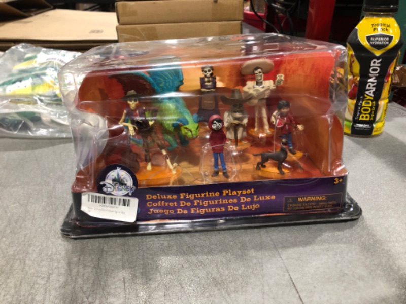 Photo 1 of Disney Coco Deluxe Figure Play Set - Includes 10 Highly Detailed Toy Figures of Beloved Characters - Perfect for Imaginative Play and Collecting - Great Gift for Coco Movie Fans, Suitable for All Ages 