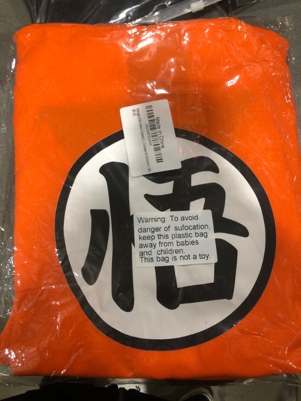Photo 1 of Ficlwigkis Goku Costume for Kids/Adults Dragon Ball Costume Japanese Costumes with brown tail Halloween Dress Up / SIZE 140