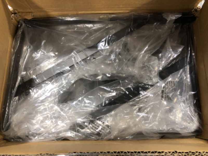 Photo 1 of 20 Pack L16" x H 10" Black Heavy Duty Shelf Brackets with Screws Metal Shelf Brackets Shelf Support Angle Brackets for Shelves L Brackets Heavy Duty Floating Shelf Brackets 20 Pack 16''x10''