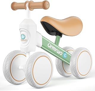 Photo 1 of Baby Balance Bike for 1 Year Old Boys Girls, 10-36 Month Toddler Bike with No Pedal 4 Silence Wheels First Birthday Gifts Ride On Toys Infant Bike for One Year Old
