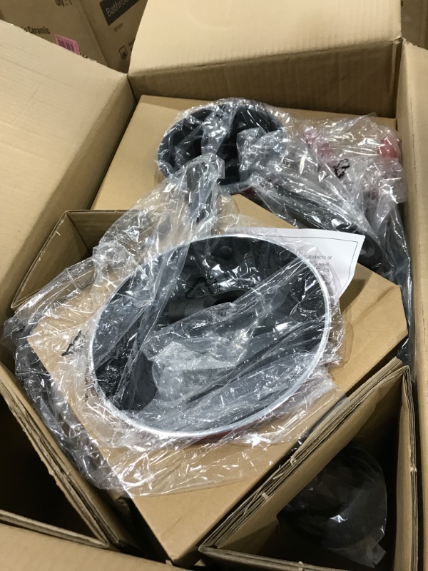 Photo 1 of Cook N Home Pots and Pans Nonstick Cookware Set 10-Piece, Belly Shape Kitchen Cooking Set with Frying Pans and Saucepans, Induction Compatible, Marble Red 10 Piece Belly Shape Set Marble Red