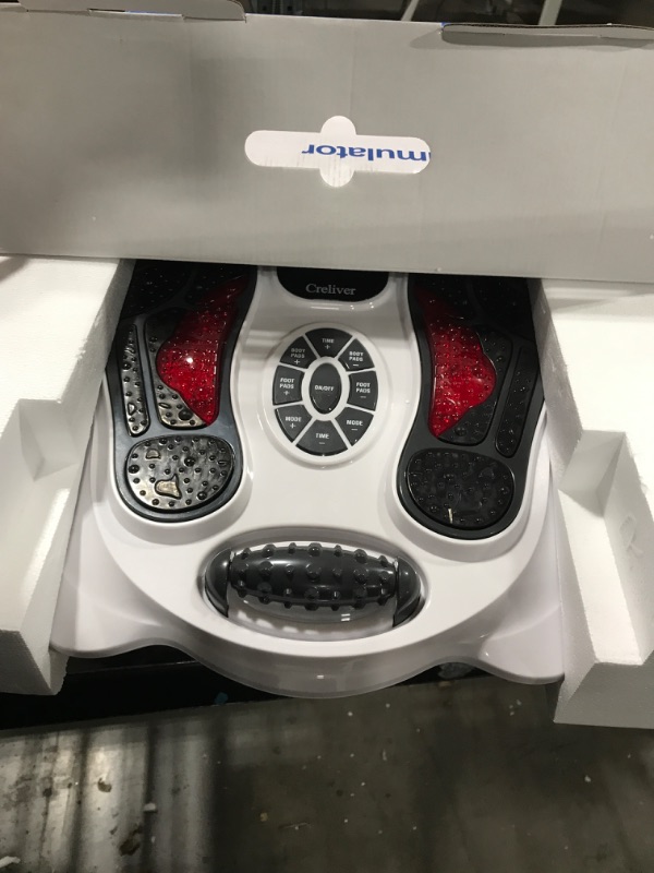 Photo 3 of Creliver Foot Circulation Plus EMS & TENS Foot Nerve Muscle Massager, Electric Foot Stimulator Improves Circulation, Feet Legs Circulation Machine Relieves Body Pains, Neuropathy (FSA or HSA Eligible)