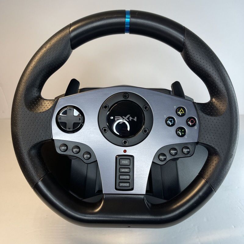 Photo 1 of PXN V9 Steering Wheel for PlayStation 3, 4, Xbox One, PC, Nintendo Switch
