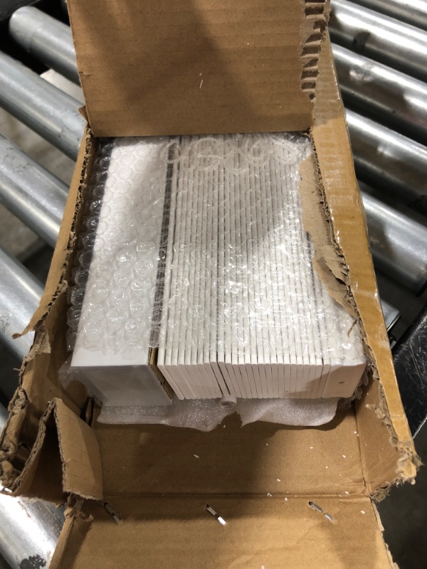 Photo 1 of LazBlinds 2-inch Cordless Faux Wood Blinds with Royal Valance, Room Darkening Horizontal Window Blinds, Inside Mount Blinds for Windows - Actual Blinds Size: 22.125'' W x 36'' H - White White 22 1/8"W x 36"H