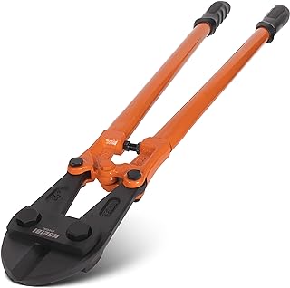 Photo 1 of 141580 Heavy-Duty Medium Size Bolt Cutter 18" for Cutting Fence, Steel Wire, Chain, Screws, Rivet, and Medium Padlock, with Soft Grip Rubber Ergonomic Handle Cutters
