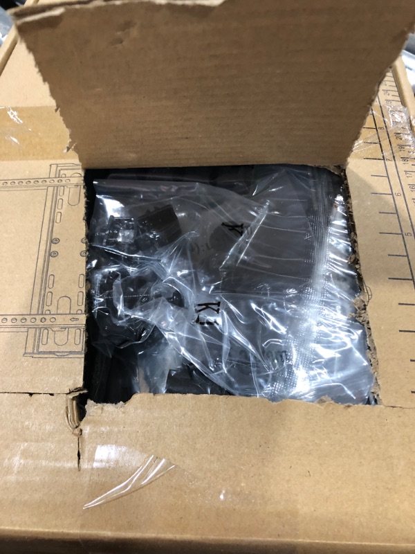 Photo 1 of PERLESMITH Universal TV Stand - Table Top TV Stand for 32-55 inch LCD LED TVs - Height Adjustable TV Base Stand with Tempered Glass Base & Wire Management, VESA 400x400mm