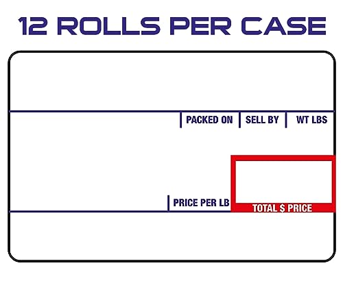 Photo 1 of CEPRICO - CAS 8010 Scale Labels | 12 Rolls for CAS Scales | CAS Lst-8010 Printing Scale Label | Quality for CAS Digital Scale | UPC | CAS Lp 1000 | 70
