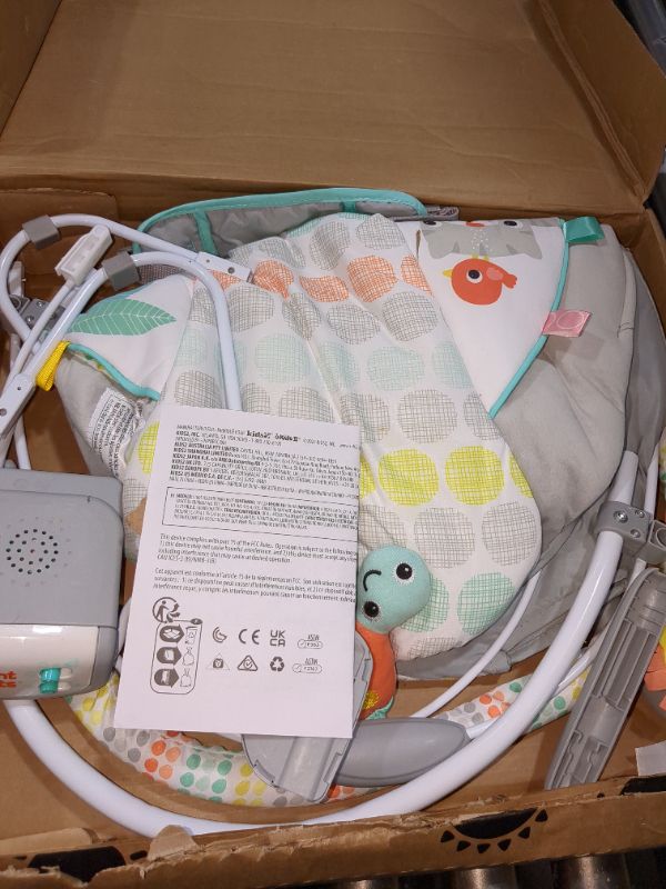 Photo 2 of Bright Starts Whimsical Wild Comfy Baby Bouncer Seat with Soothing Vibration and Music