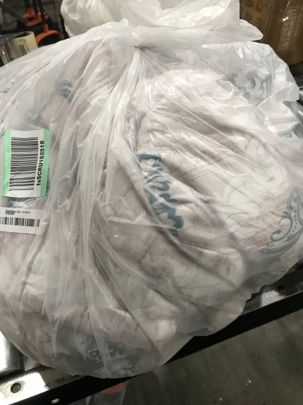 Photo 1 of WONGS BEDDING Aqua Comforter Set King Size, Damask Texture 7 Pieces Bed in a Bag Microfiber Bohemian Comforter Bedding Sheet Set with Comforter, Flat Sheet, Fitted Sheet, Pillow Shams, Pillowcases Aqua Blue King