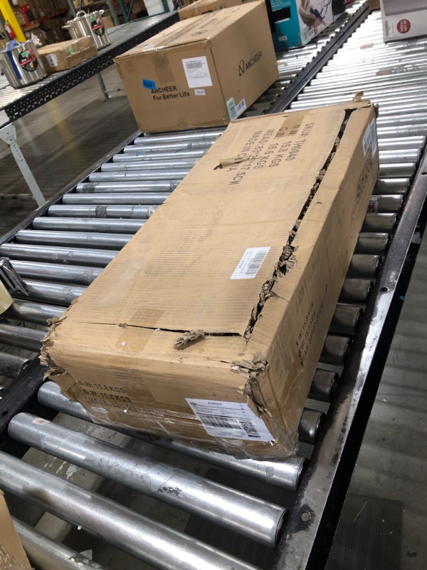 Photo 1 of Tohomeor Bookshelf 5 Tier Deformable Corner Bookcase Free Standing Modern Industrial Book Storage Display Book Shelf for Bedroom Living Room Study Room Office (Dark Grey)