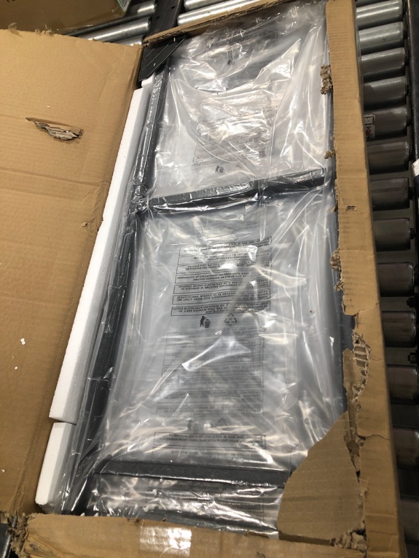 Photo 1 of Tohomeor Bookshelf 5 Tier Deformable Corner Bookcase Free Standing Modern Industrial Book Storage Display Book Shelf for Bedroom Living Room Study Room Office (Dark Grey)