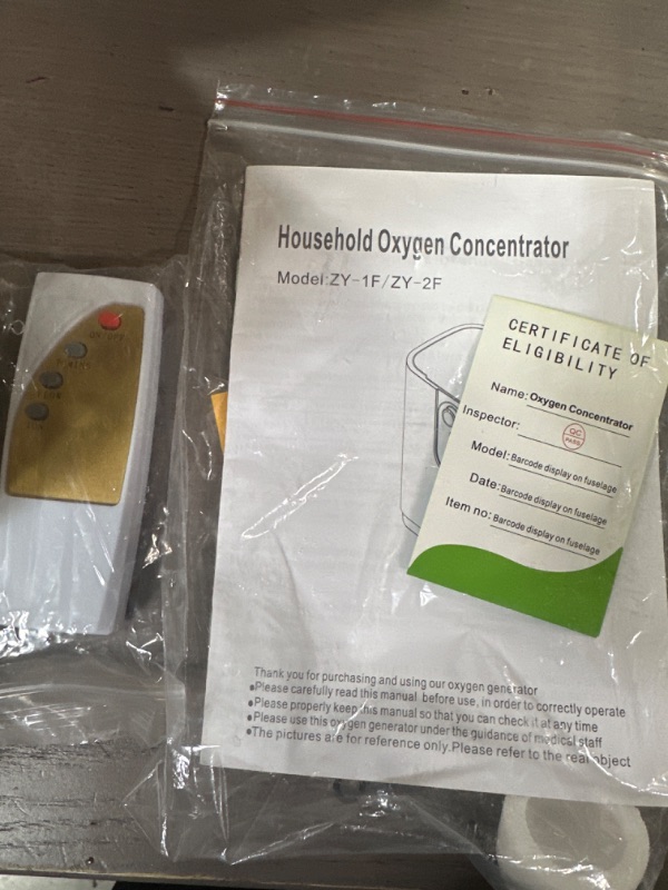 Photo 1 of Portable Oxygen Concentrator Machine for Home Use, Oxygen Generator, English Version, AC 110V/60