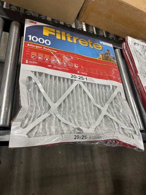 Photo 1 of 3M Filtrete Air FilterAir Filter, Electrostatic, Allergen Defense 1000