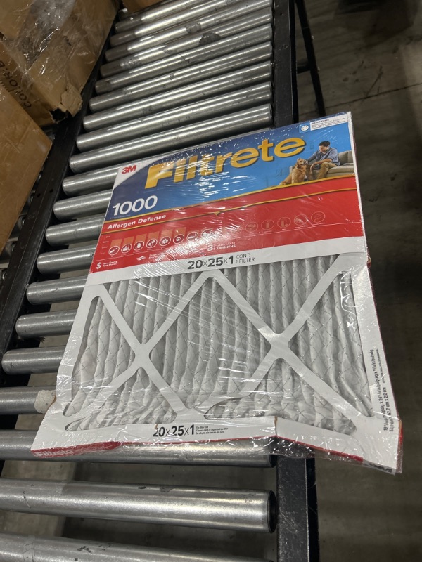 Photo 2 of 3M Filtrete Air FilterAir Filter, Electrostatic, Allergen Defense 1000