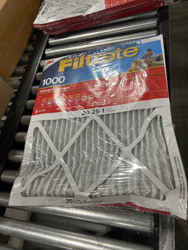 Photo 2 of 3M Filtrete Air FilterAir Filter, Electrostatic, Allergen Defense 1000