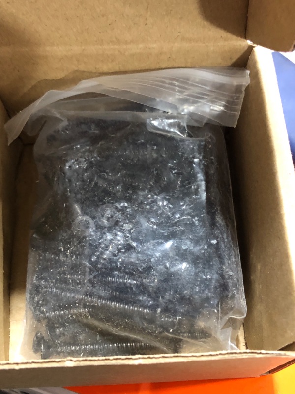 Photo 1 of 100 PCS #8 X 1 Inch Black Coated Flat Head Torx/Star Wood Screws, Stainless Steel 18-8 (A2) Fully Threaded 8 X 1'' Screw by TPOHH #8 X 1 inch Black 100