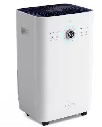 Photo 1 of 125 pt. 8,500 sq.ft. Quiet Commercial Dehumidifier in White for Home, with Built-in Pump, Auto Defrost, Clothes Dry
