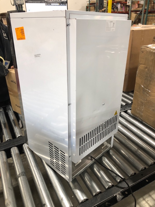 Photo 1 of 15 in. 150 lbs. Per Day Built-In and Freestanding Ice Maker in Stainless Steel 63 Ice Cubes/Cycle
