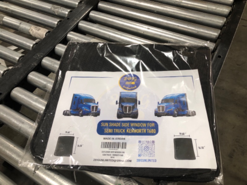 Photo 2 of Sun Shade for Side Windows for semi Truck Kenworth T680 semi Truck for RV semi Truck Accessories Interior UV Protection and Sun Rays