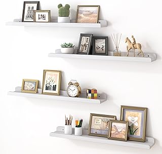 Photo 1 of 22" 3D Gold and Silver Egyptian Chess Set, 2 PlayersRICHER HOUSE 4 Set Floating Wall Mounted Shelves, Nursery Hanging Book Shelves with Lip for Storage, White Display Picture Ledge Shelf for Bedroom Bathroom Kitchen Living Room Wall Decor, Modern White [a