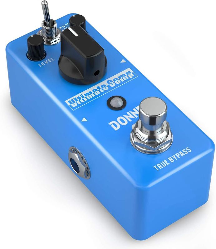 Photo 1 of Donner Compressor Pedal, Ultimate Comp 2 Modes Compression Effect Pedal Pure Analog for Electric Guitar and Bass True Bypass
Visit the Donner Store