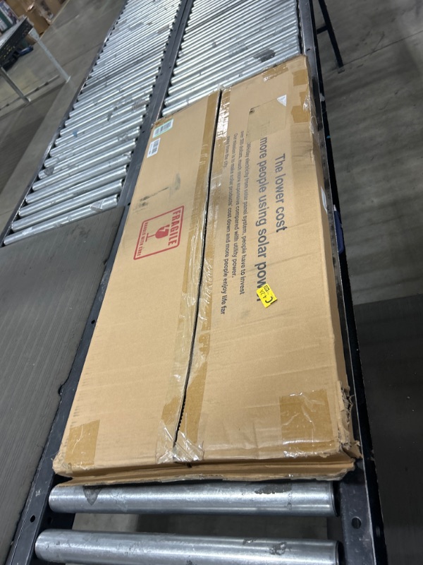 Photo 1 of ECO-WORTHY 100 Watt 12 Volt Solar Panel Kit for RV Battery Boat Trailer Cabin Garden Shed Home: 100W Solar Panel+30A PWM Charge Controller+ Tray Cable + Z Mounting Brackets